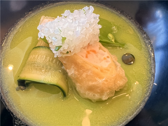 turbot and scallop fishcake